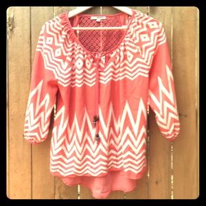Chevron Stripe Blouse